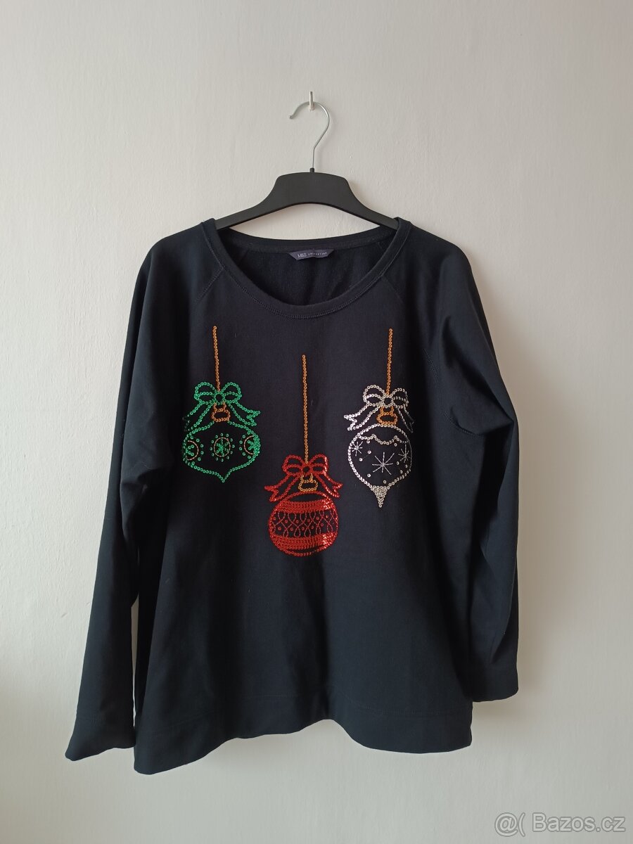 Černá mikina Marks & Spencer- vel. 48