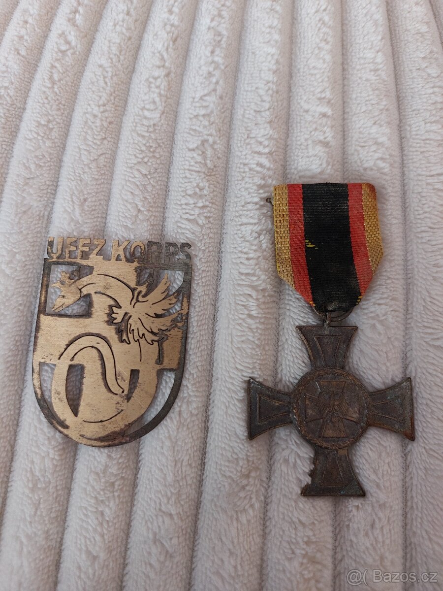 Znak,záslužný německý spolk.kříž.