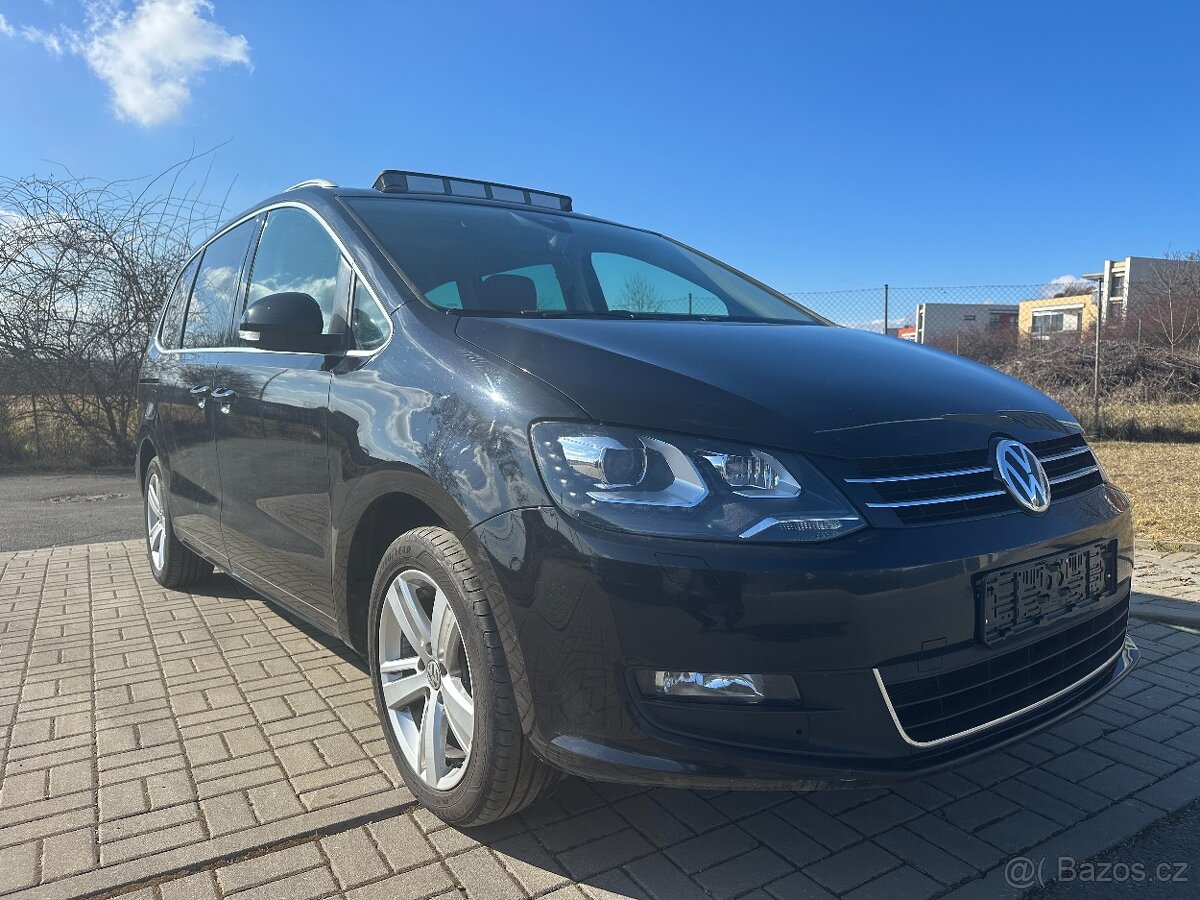 Sharan 2,0 Tdi DSG 110kW 7míst TZ panorama navi