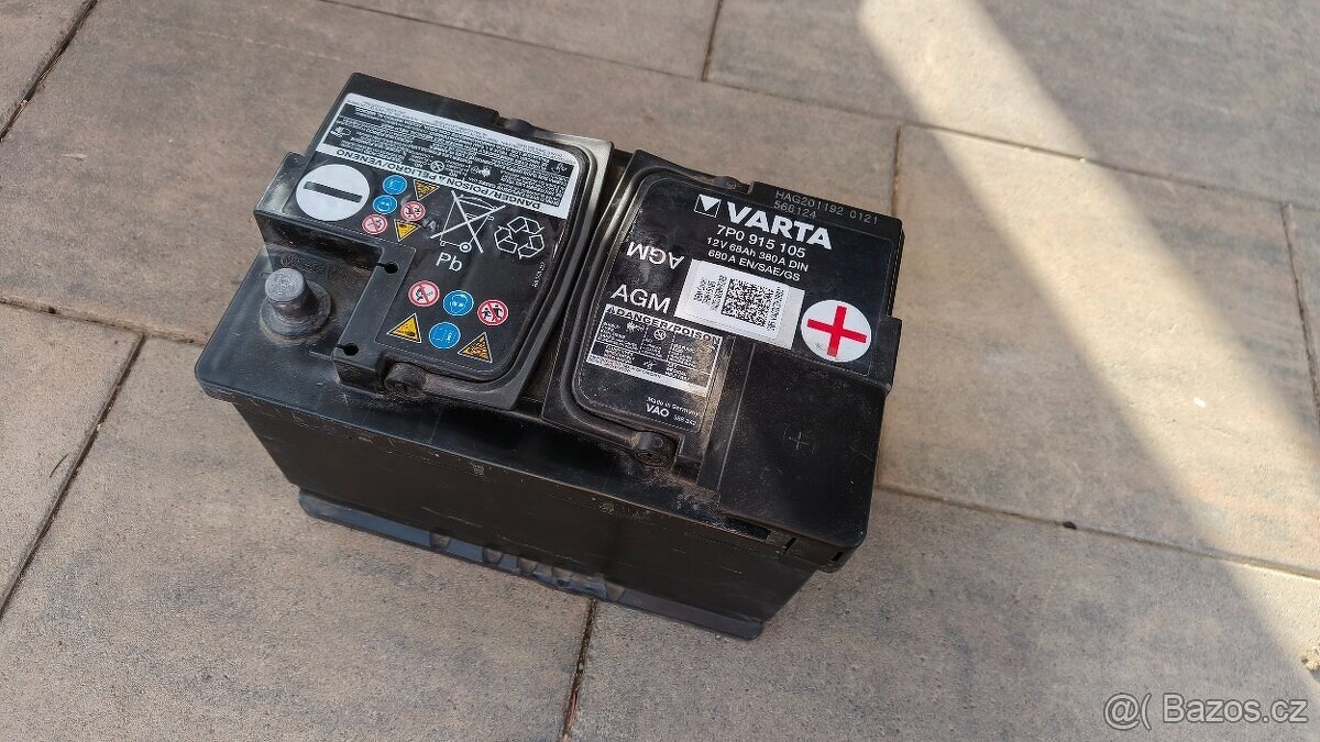 Autobarerie Varta AGM 68Ah 680A