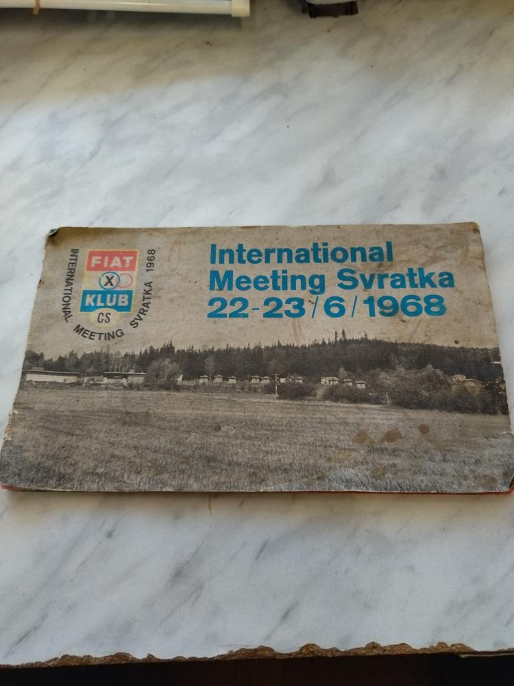 Fiat Klub - meeting 1968 - Pozvánka