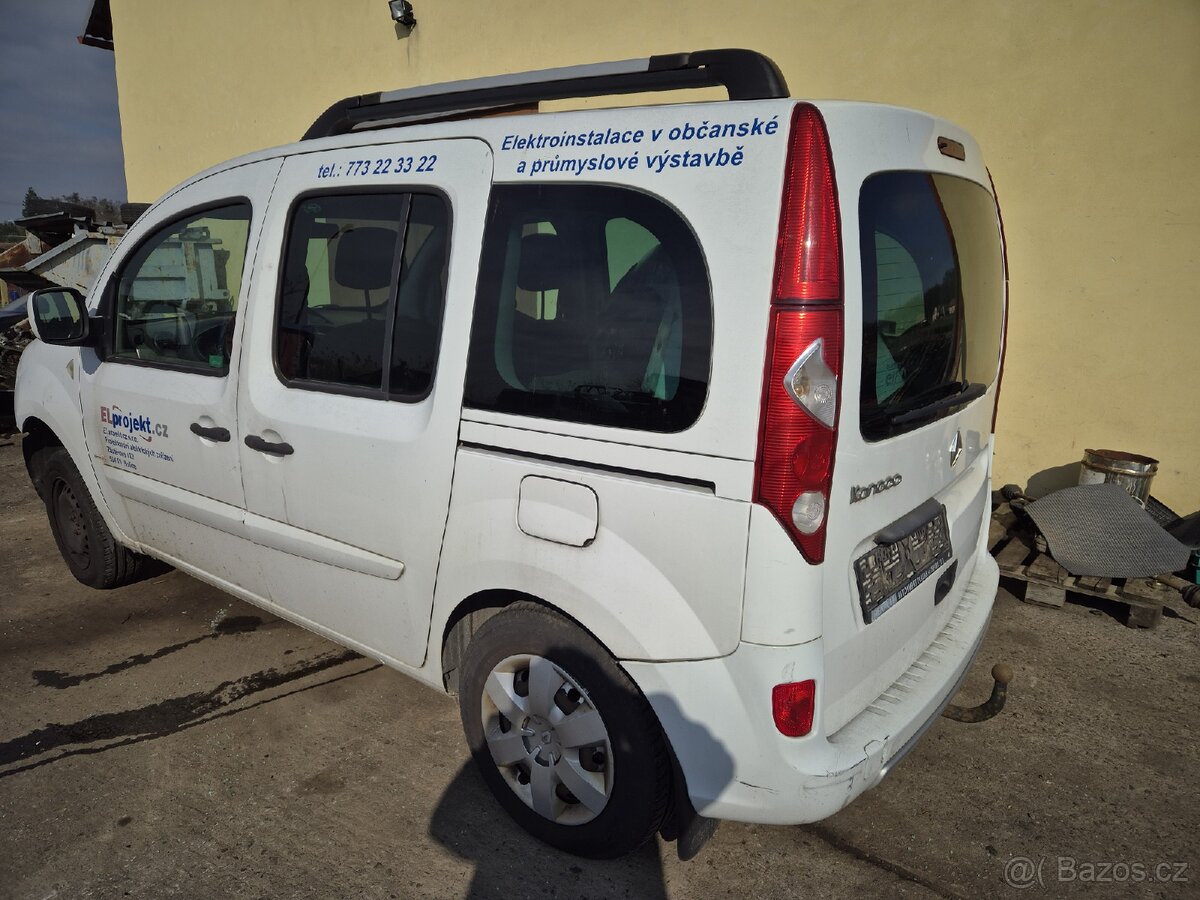 Renault Kangoo 1.5 dci r.v.2011 náhradní díly.