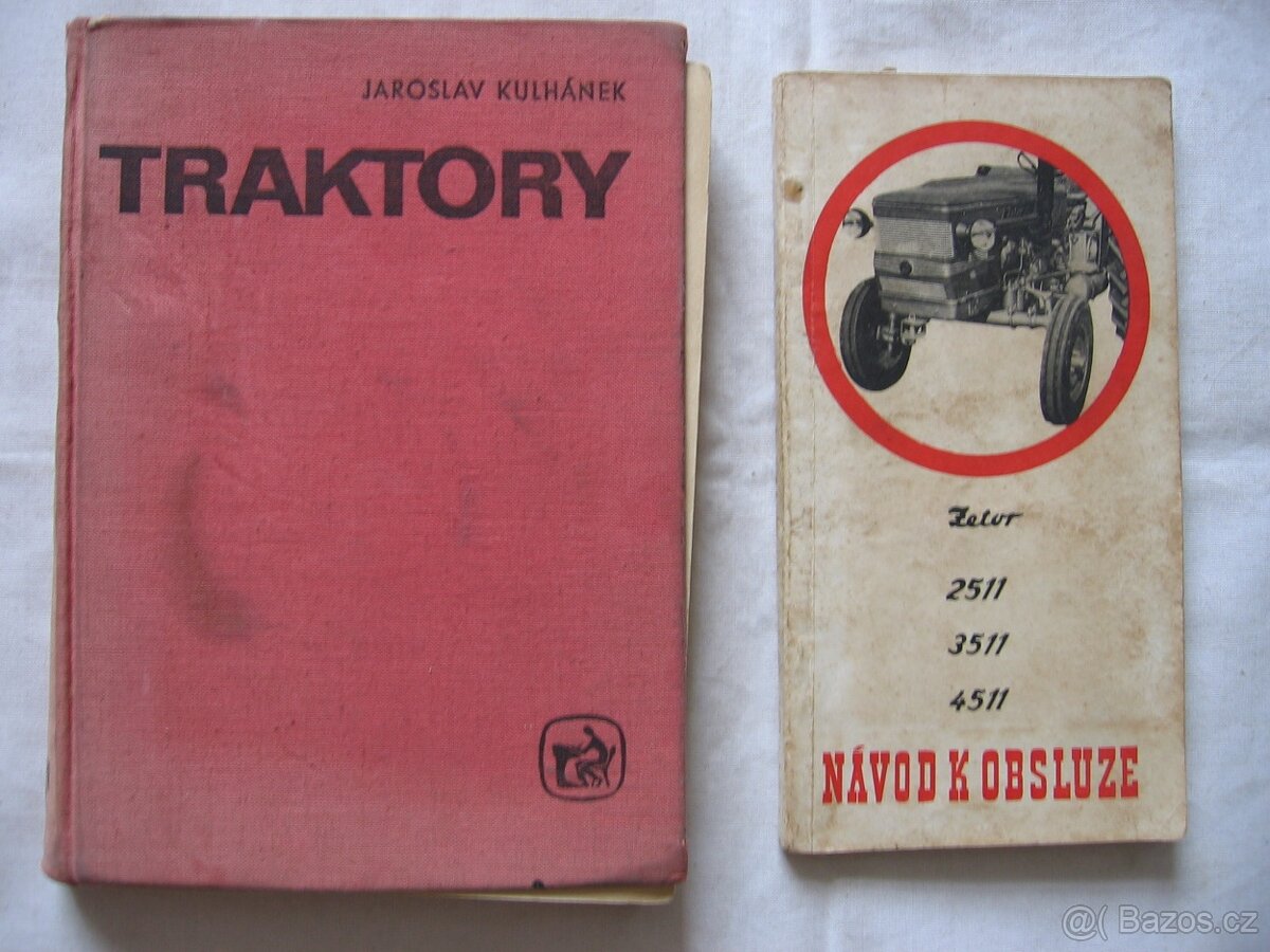 Zetor návod k obsluze, kniha Traktory