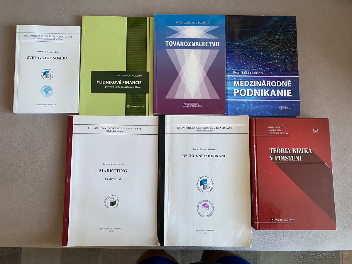 Učebnice/knihy/skriptá - EUBA, ale aj pre iné VŠ školy