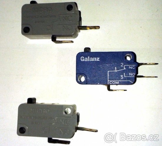 Mikrospínače do mikrovlnné trouby