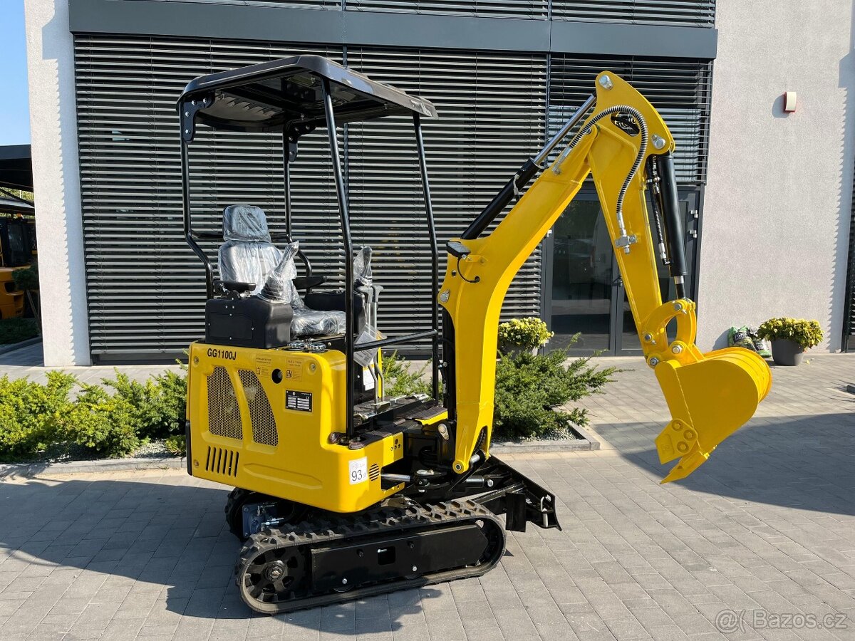 Minibáger GG 1100 J -Koncoročná AKCIA + Dovoz GRÁTIS