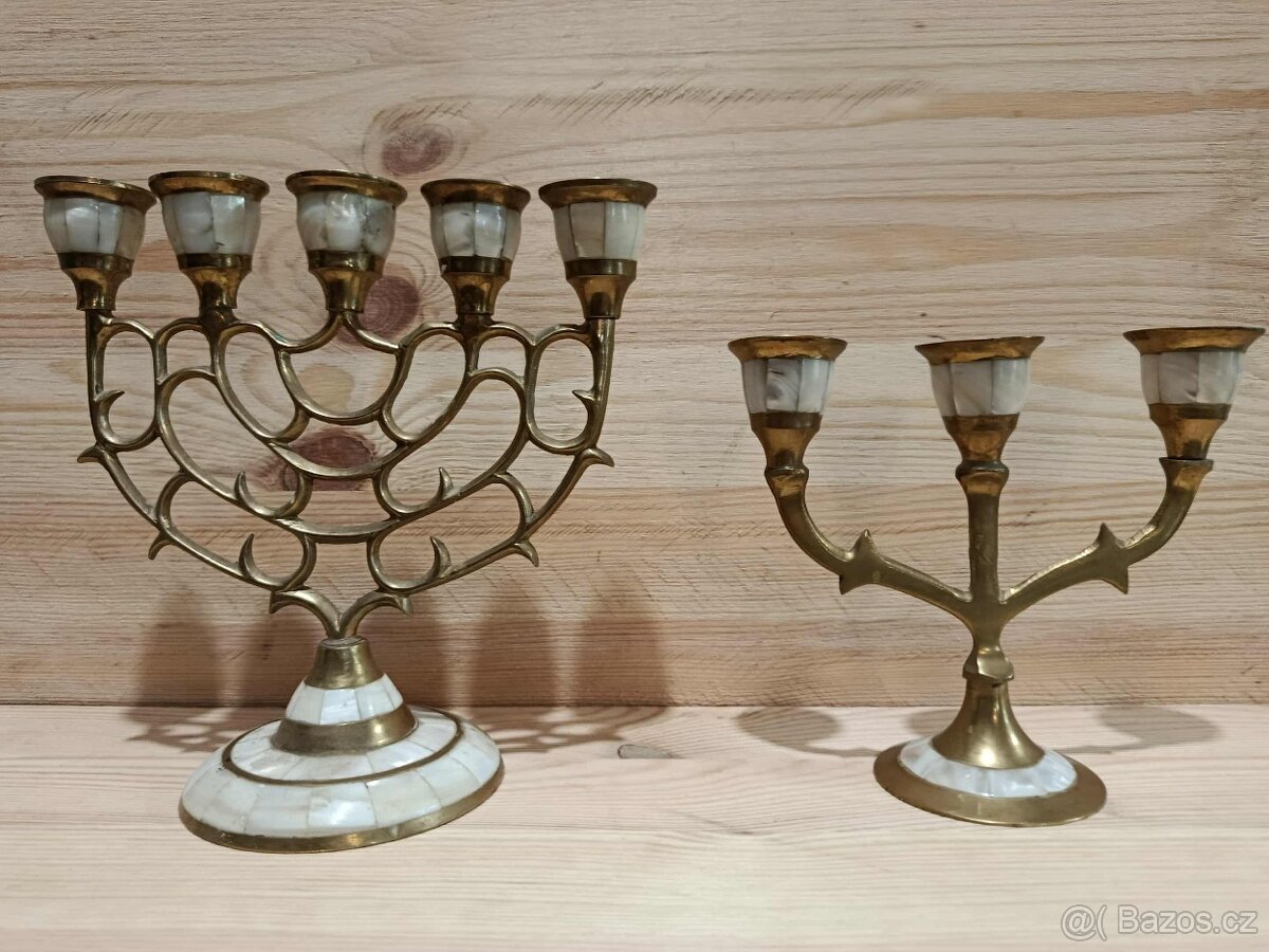 Svícny perleť-všechny za 860,-kč