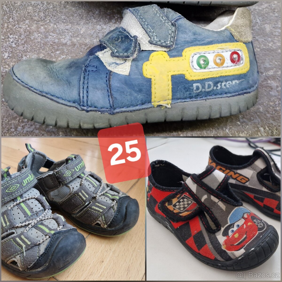 Dětské barefoot boty 25 D.D.step + sandále