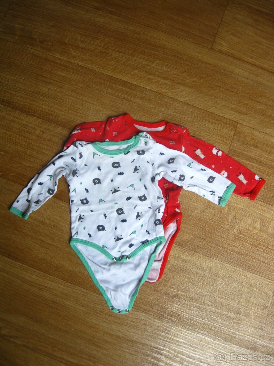 Kojenecké oblečení - body, kabátky, tepláky, velikost 74