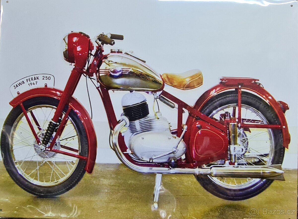 Kovová cedule 40x30 JAWA