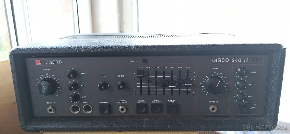 Zesilovač TESLA DISCO 240H – Příležitost pro sběratele
