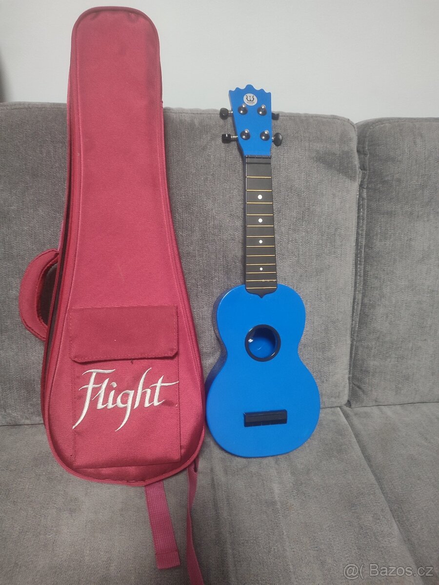 Ukulele a obal na ukulele - sada