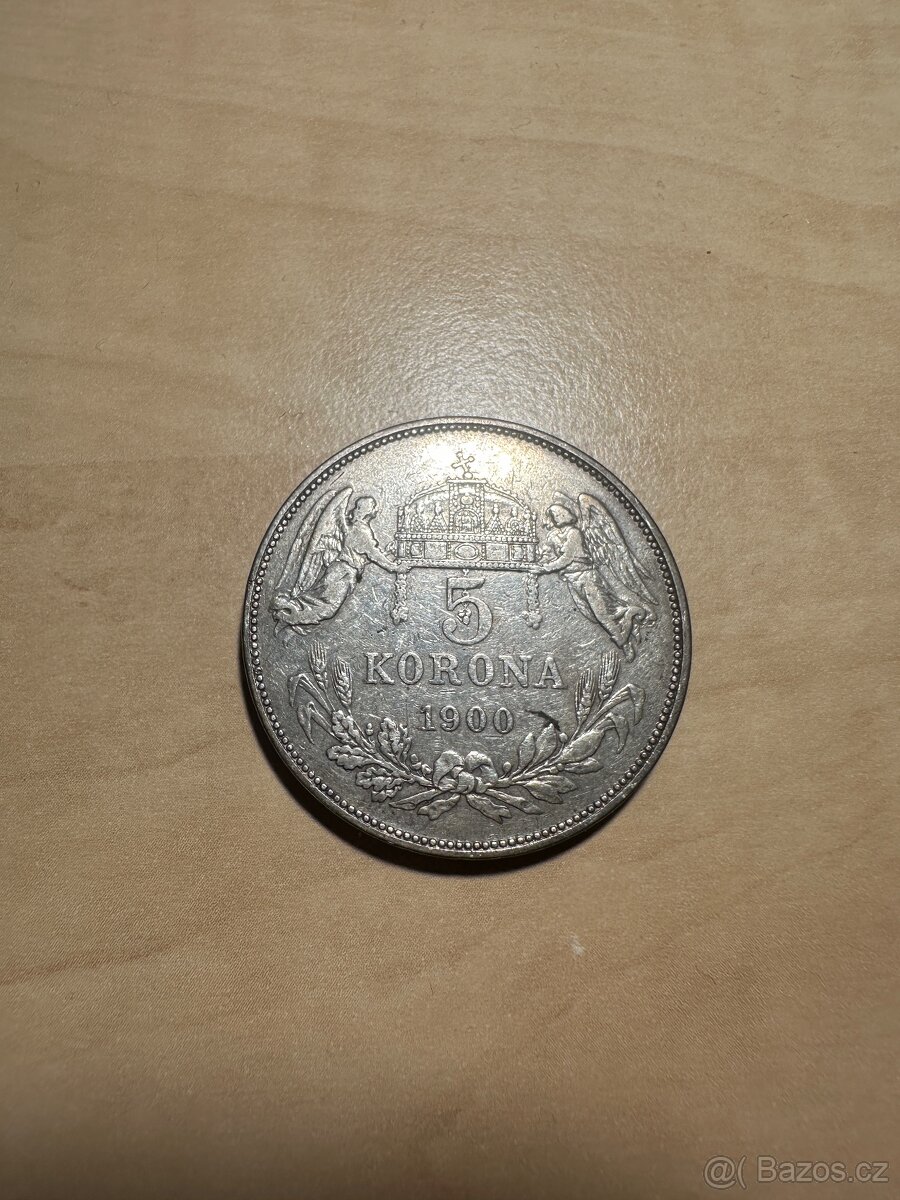 Stará mince - 5 Korona 1900 K.B