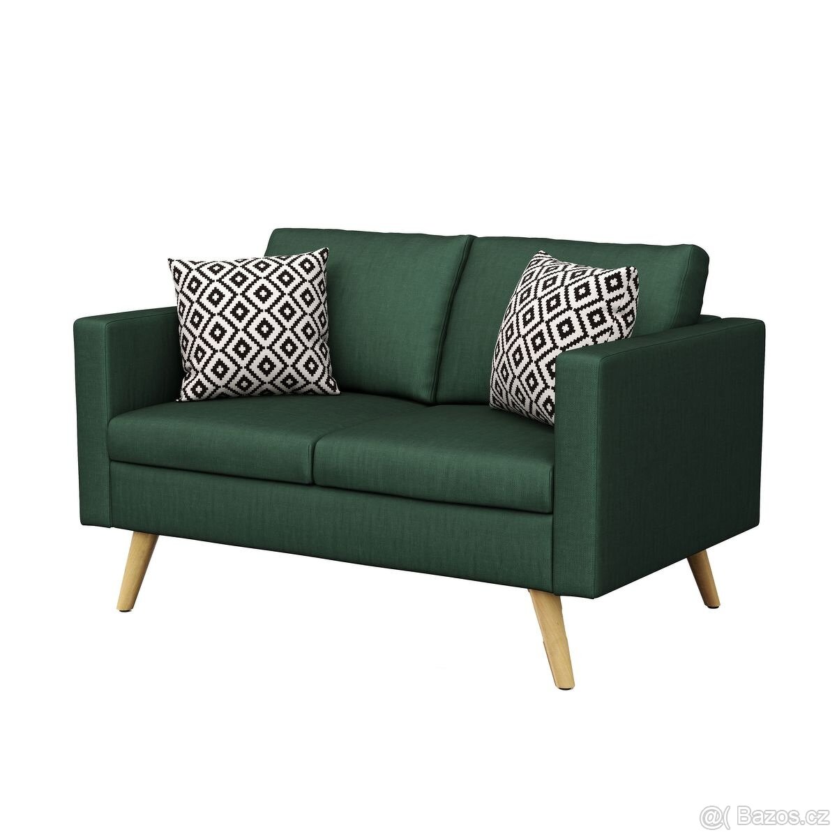 Nová skandinávská sedačka Blair tmavě zelená