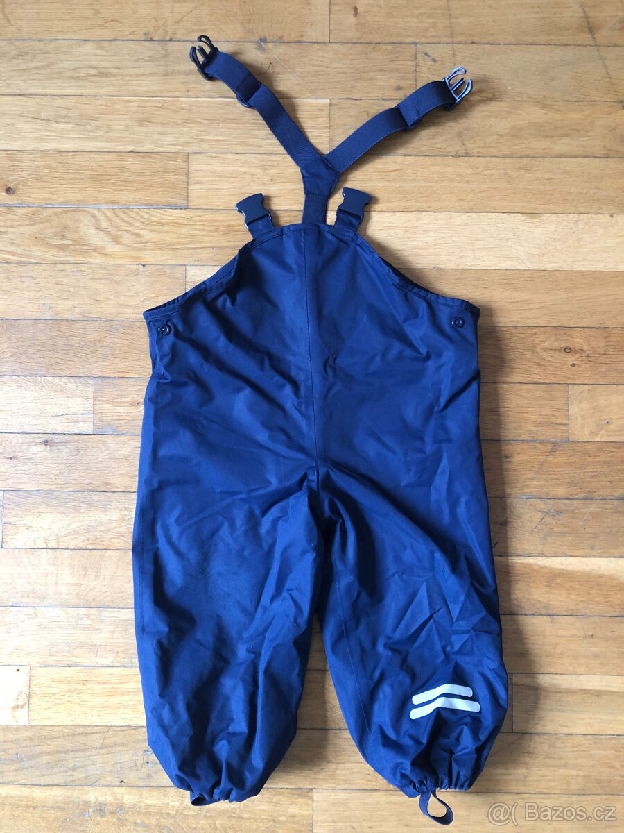 Nepromokavé zateplené chlapecké kalhoty vel. 86-92