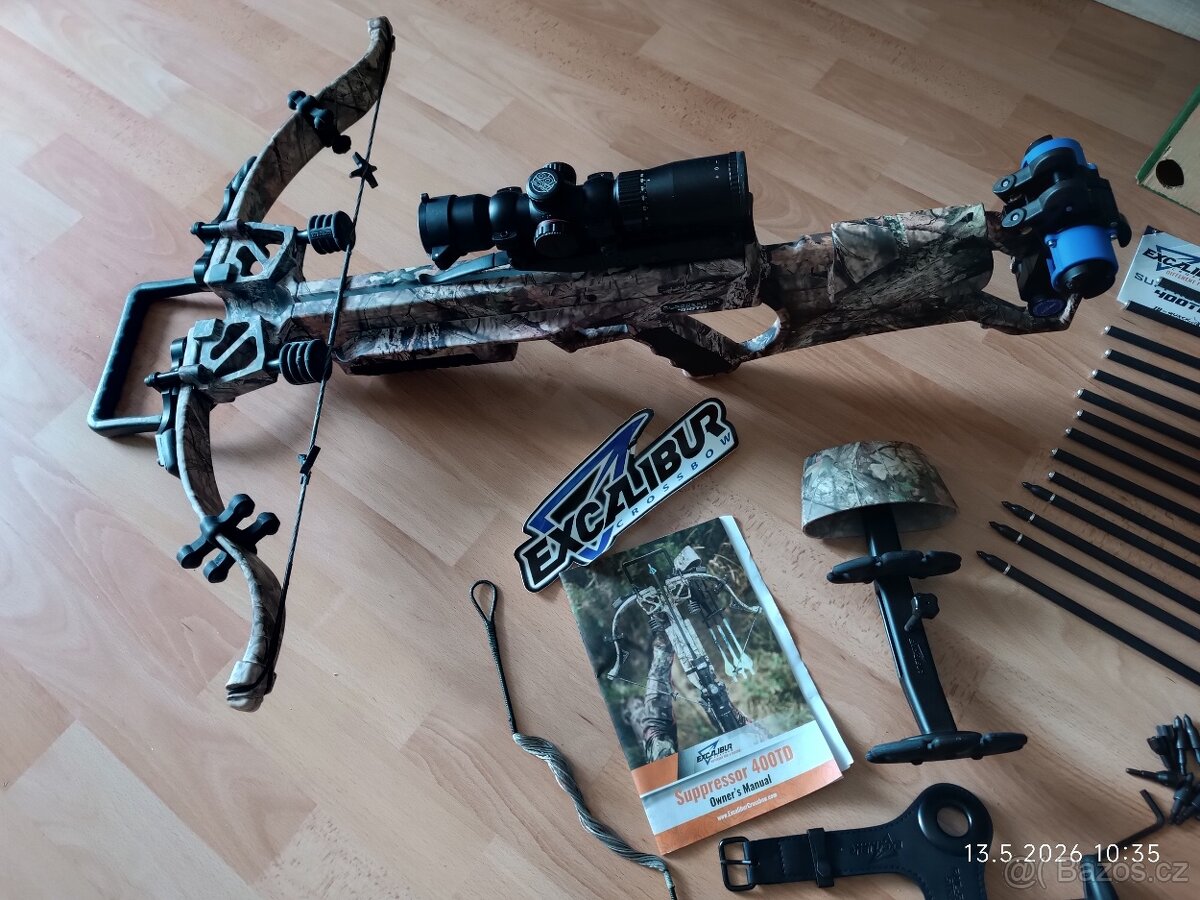kuše Excalibur Micro Suppressor 400TD..+doplňky..Nova
