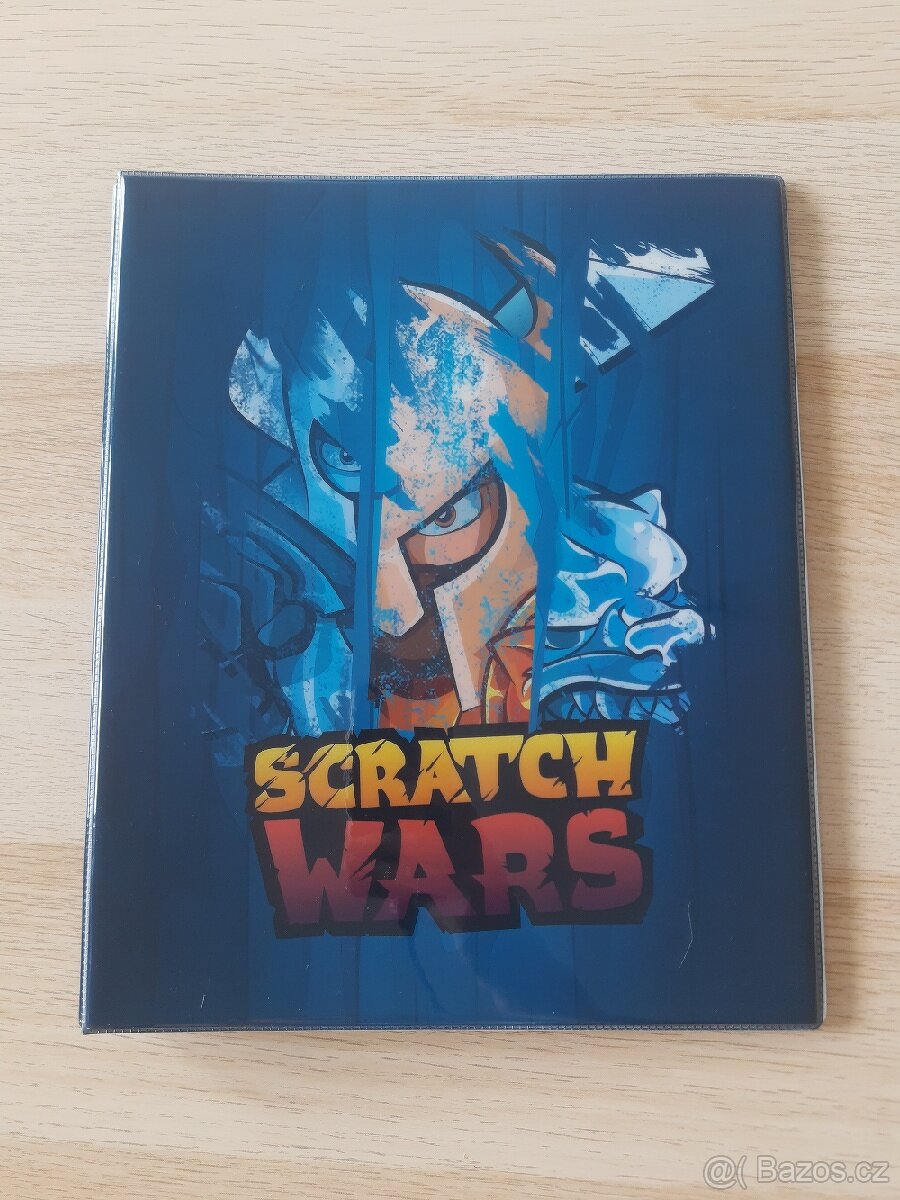 Album na karty hrdinů a zbraní Scratch Wars