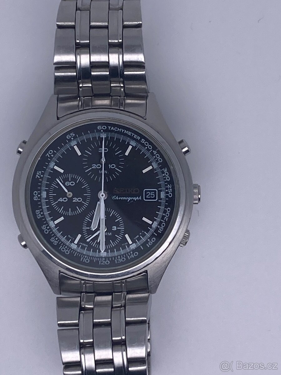 Seiko Chronograph hodinky 7T32-7C60 Speedmaster styl