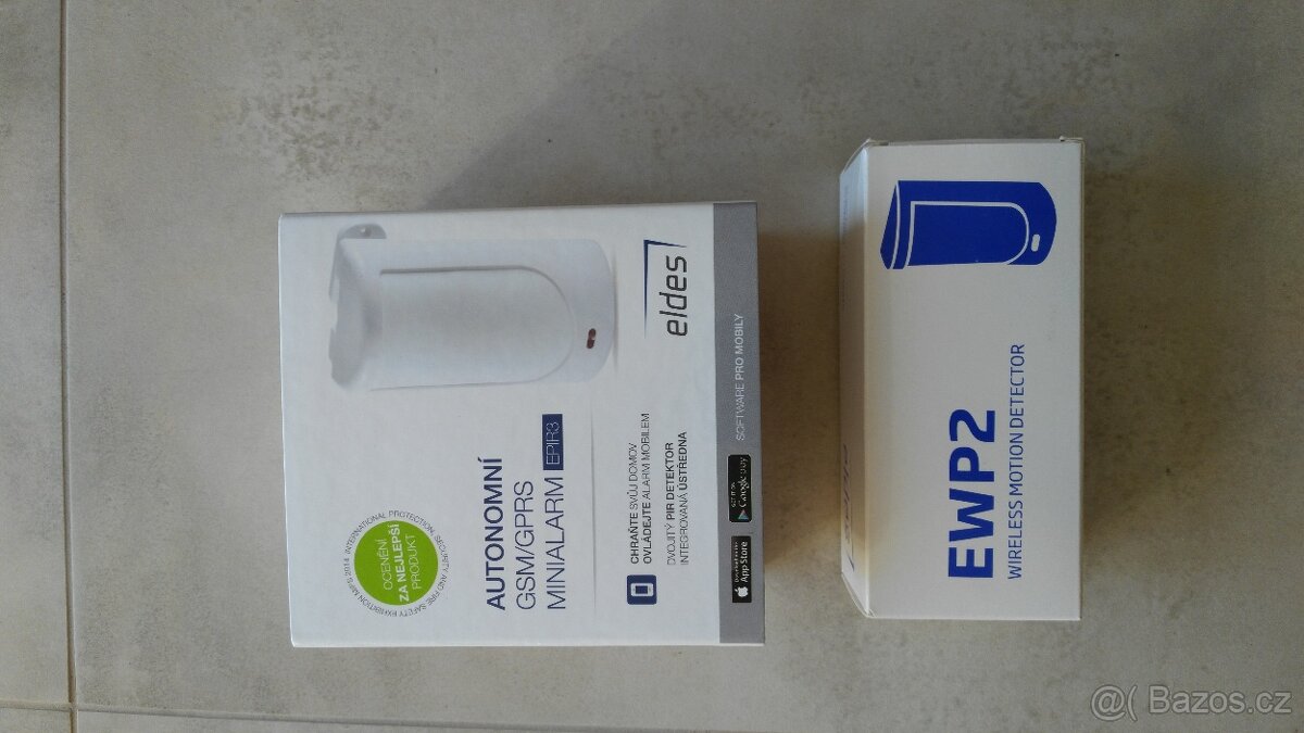 Minialarm EPIR3 + pohybové čidlo EWP2
