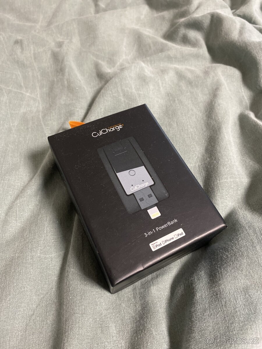 CulCharge powerbanka s vystupy usb3.0 a lightning-SLEVA