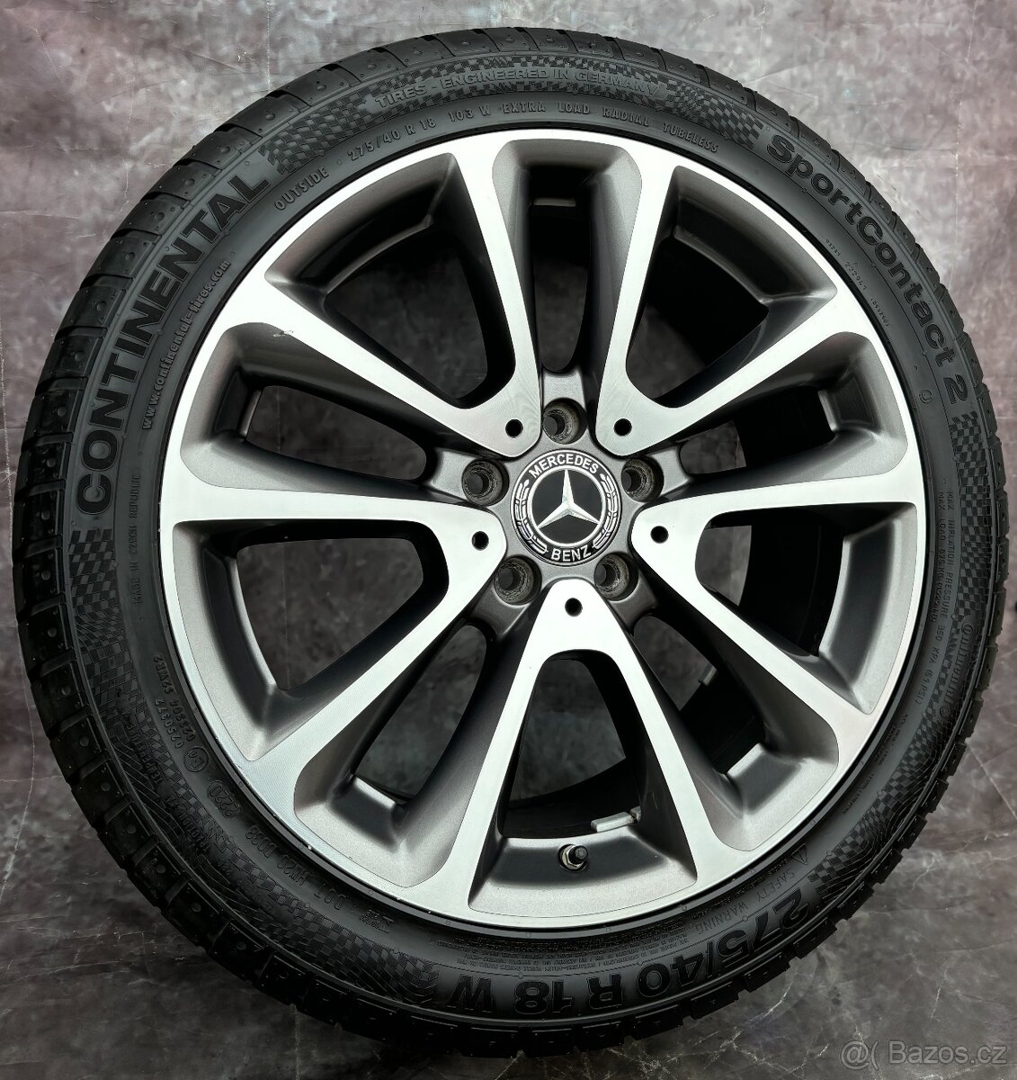 Originální Alu kola Mercedes-Benz E-Klasse R18 letní TOP