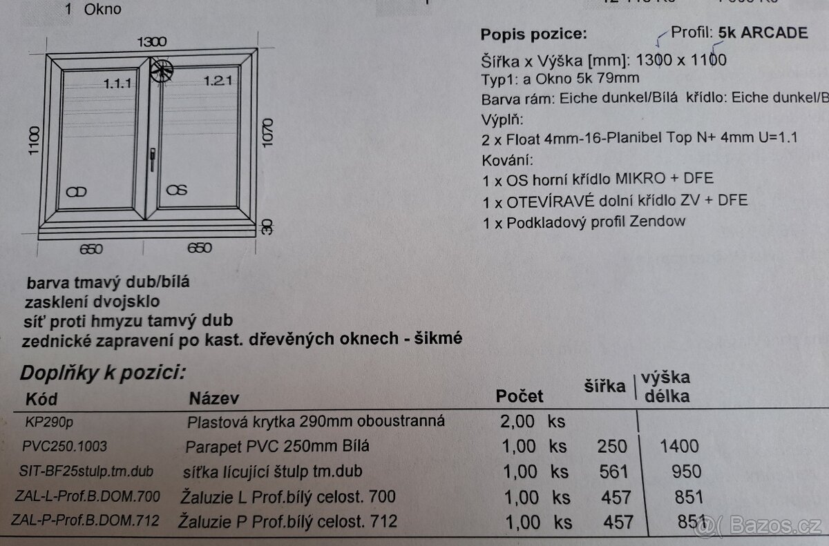 Plastová okna - dvojskla
