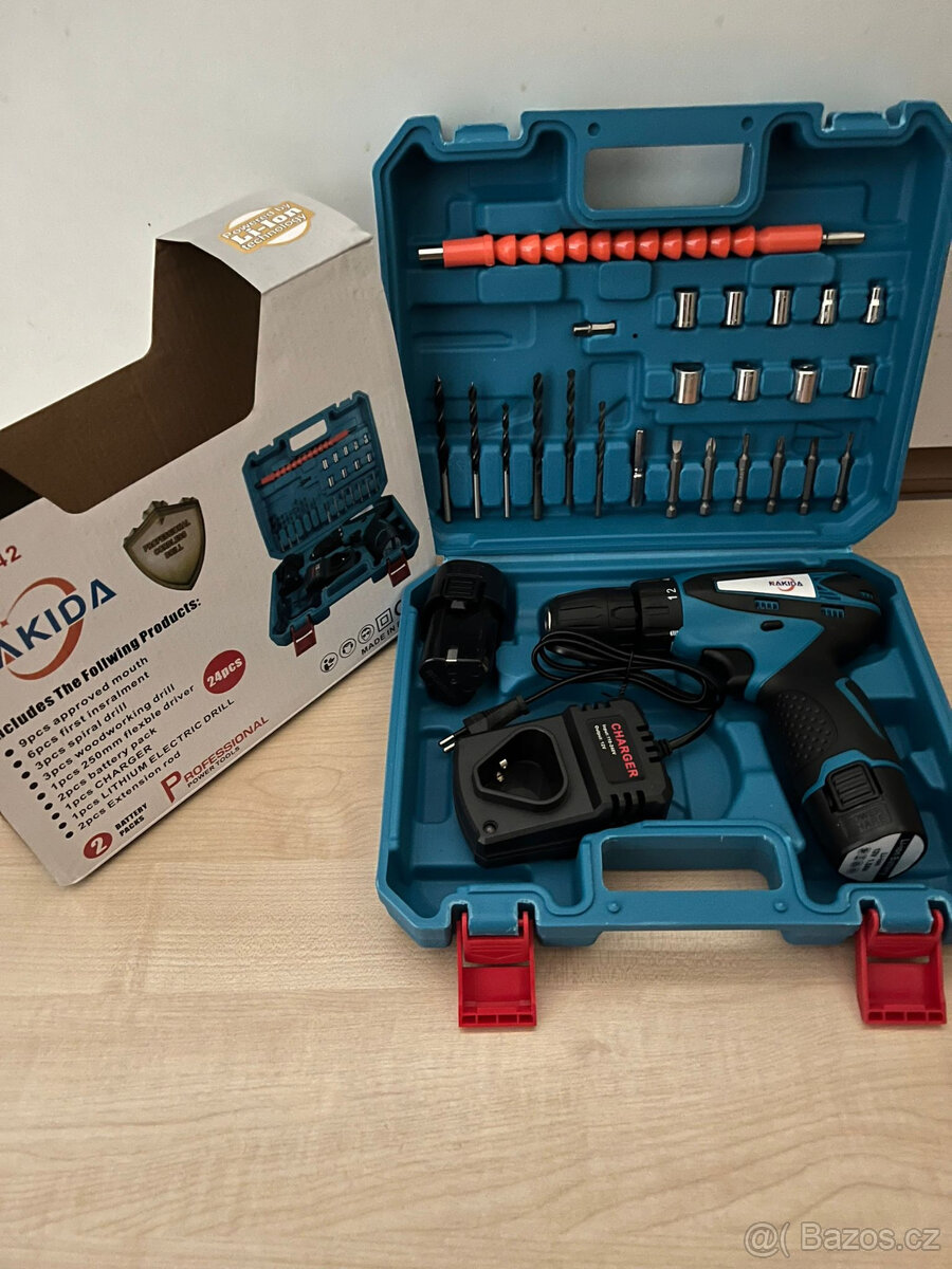 Aku vrtačka 12V - (NOVÁ)
