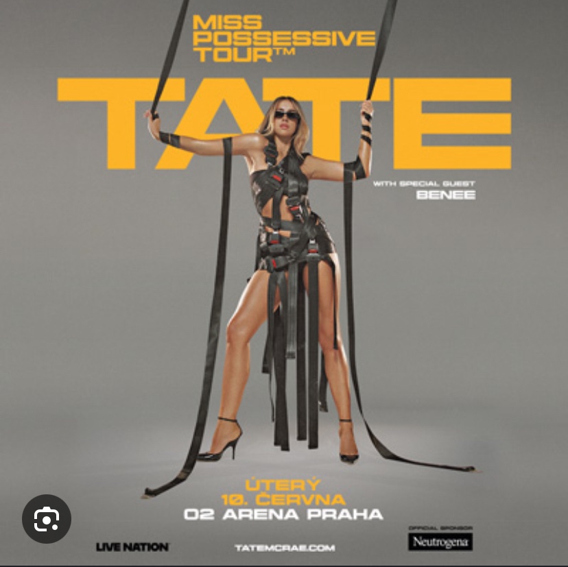 Tate McRae O2 arena Praha