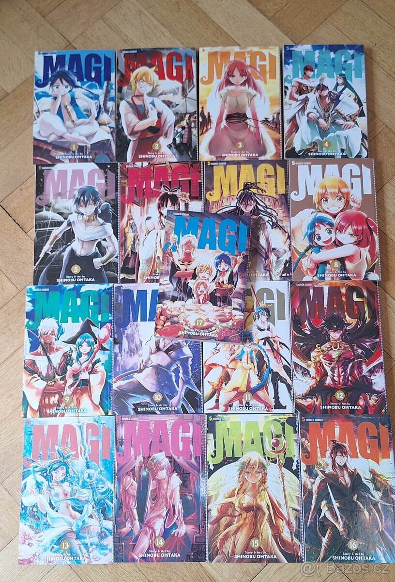 Manga Magi 1-17 (aj)