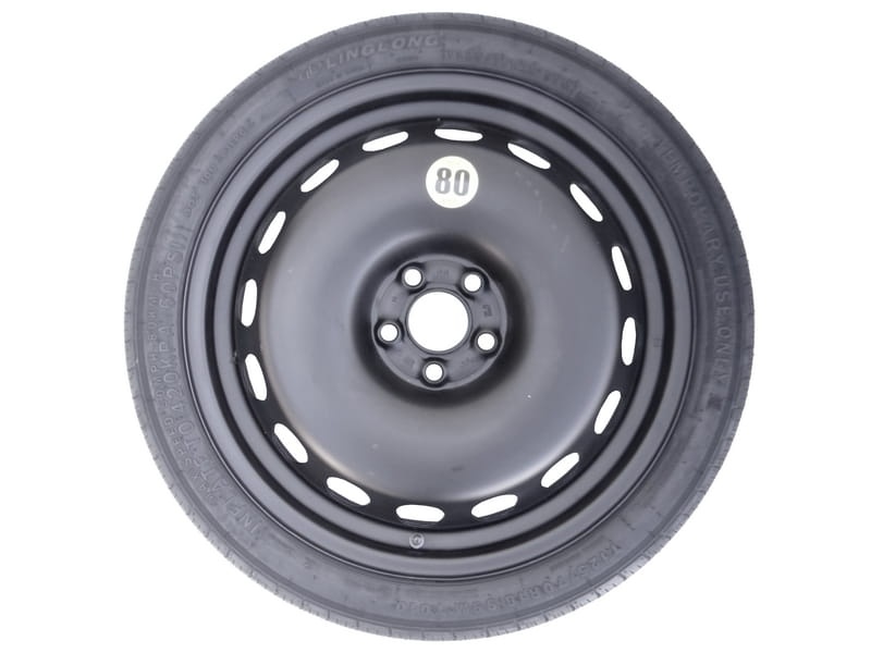 dojezdové kolo, rezerva 5x100x57,1 ET38 pneu 125/70 R18