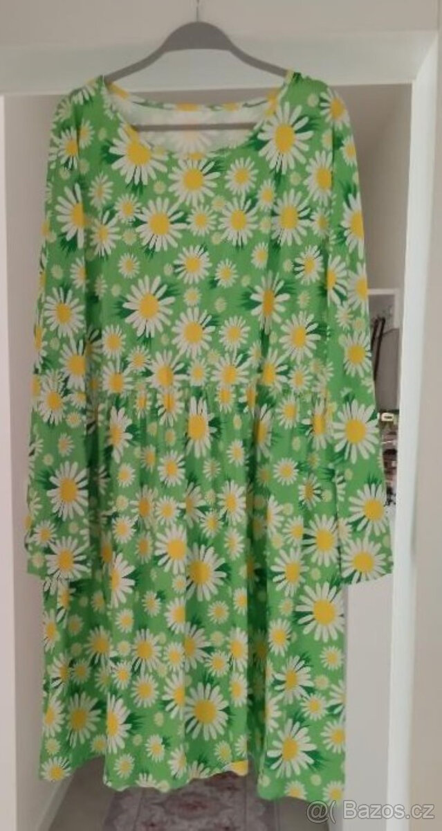 DÁMSKÉ VOLNÉ ŠATY/ TUNIKA JARO/LÉTO vel. 52 /XXXXL