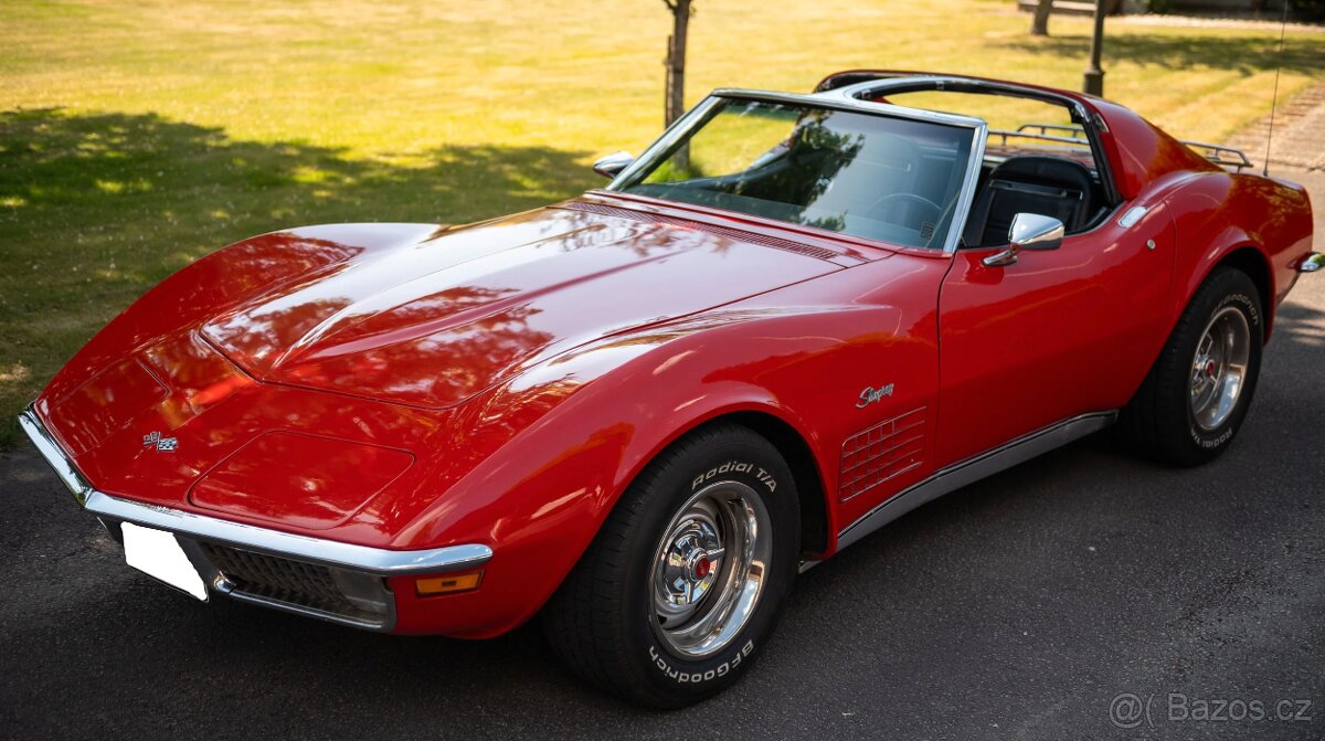 Chevrolet Corvette Stingray 1972 v pěkném stavu
