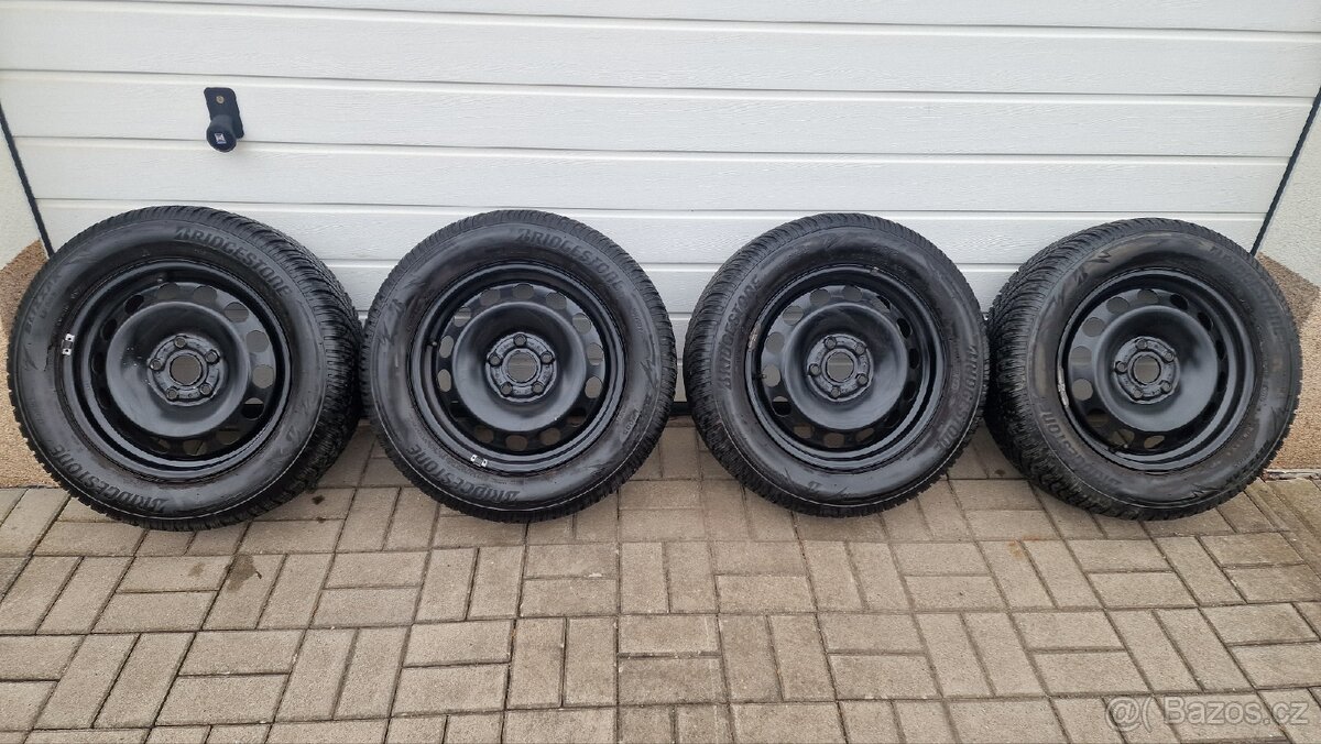 Kola 5x112+Zimní pneu 215/60/16 99H