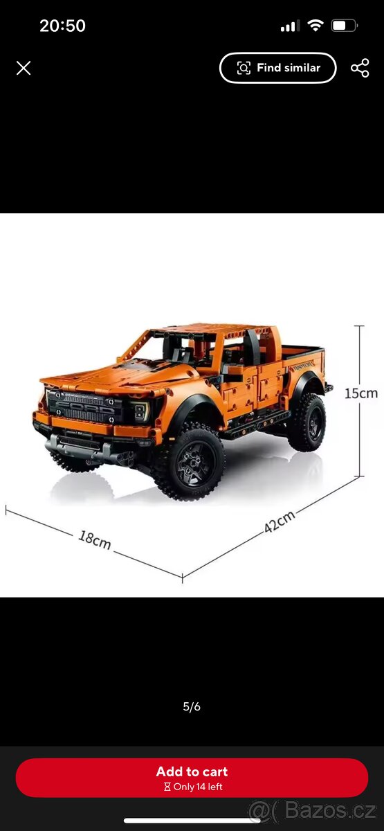 Stavebnice F-150 raptor