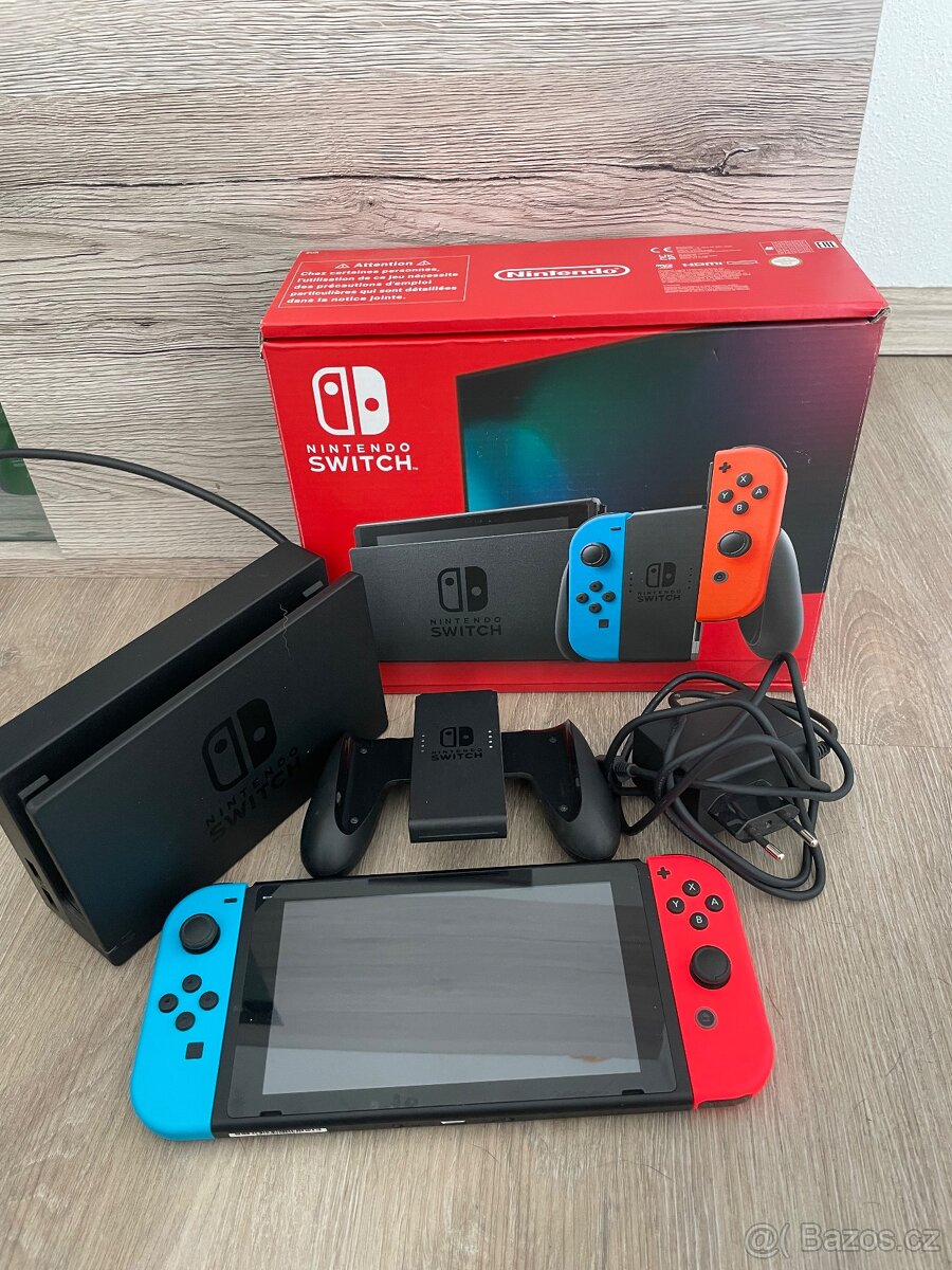Nintendo Switch Neon Blue&Red JoyCon