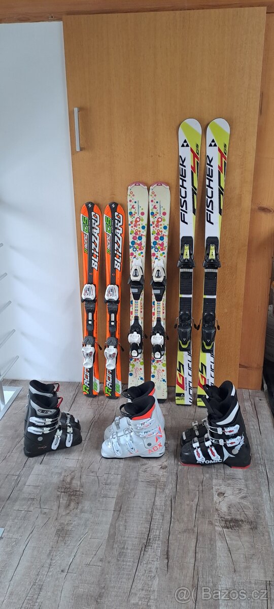 Dětské lyže, lyžáky