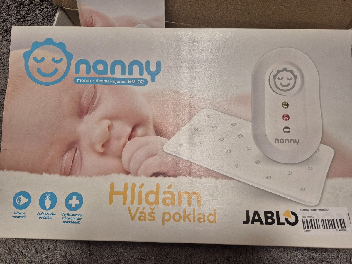 Monitor dechu kojence Jablontron BM-02