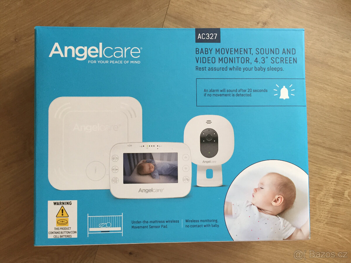 Angelcare - NOVÝ Monitor dechu s el. video chůvičkou - AC327