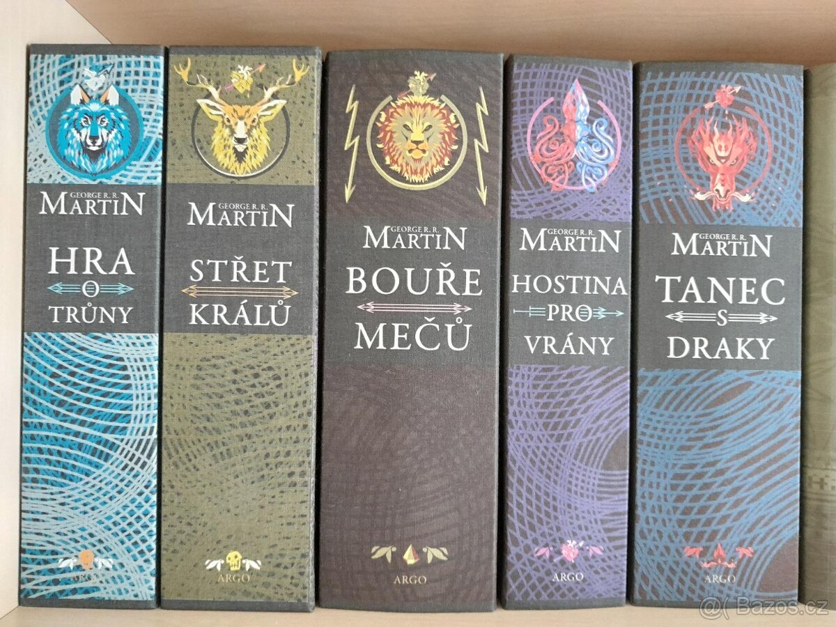 Píseň ledu a ohně I.-V. - plátěná vazba limitka 134 kusů