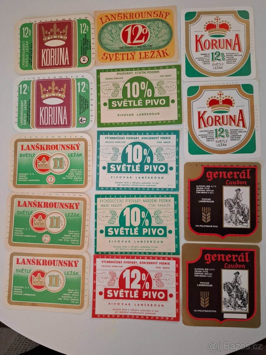 Pivní etikety - Lanškroun