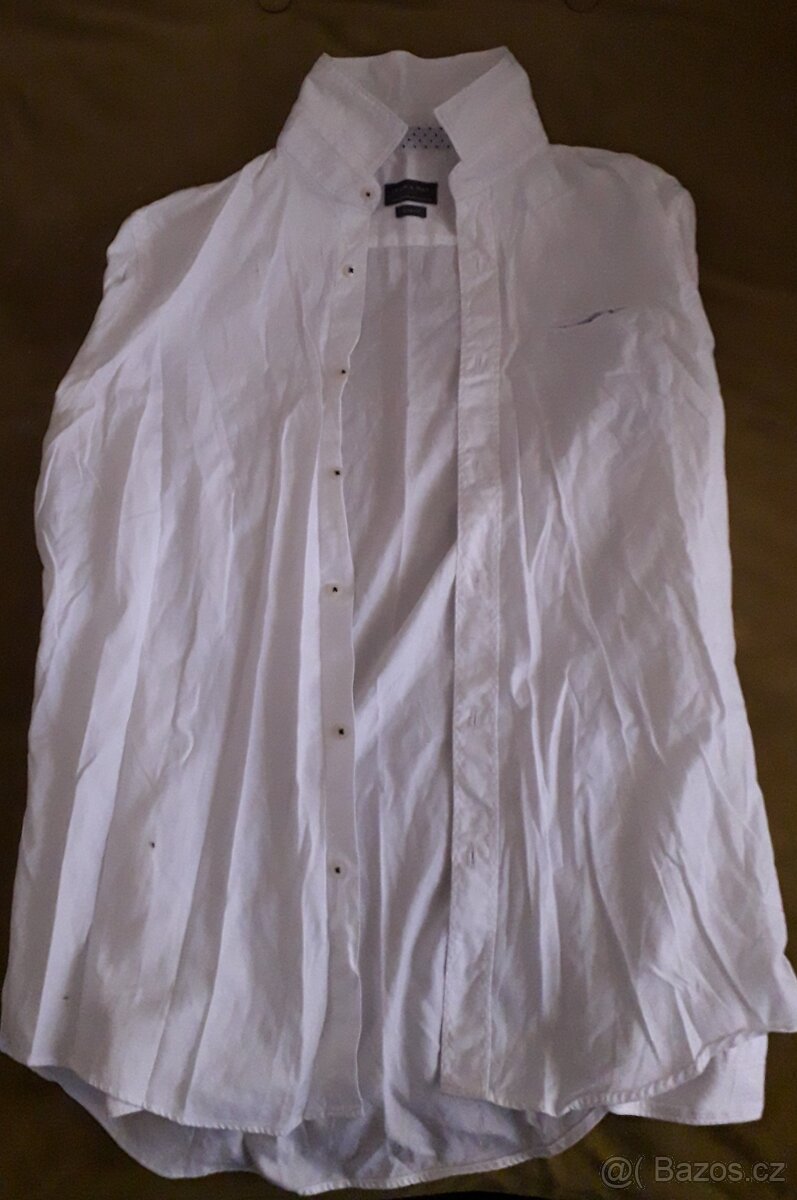 Panská bílá košile značky Zara Man