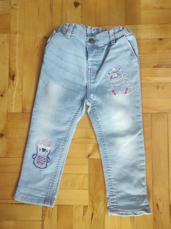 Džínové kalhoty 86–91 cm