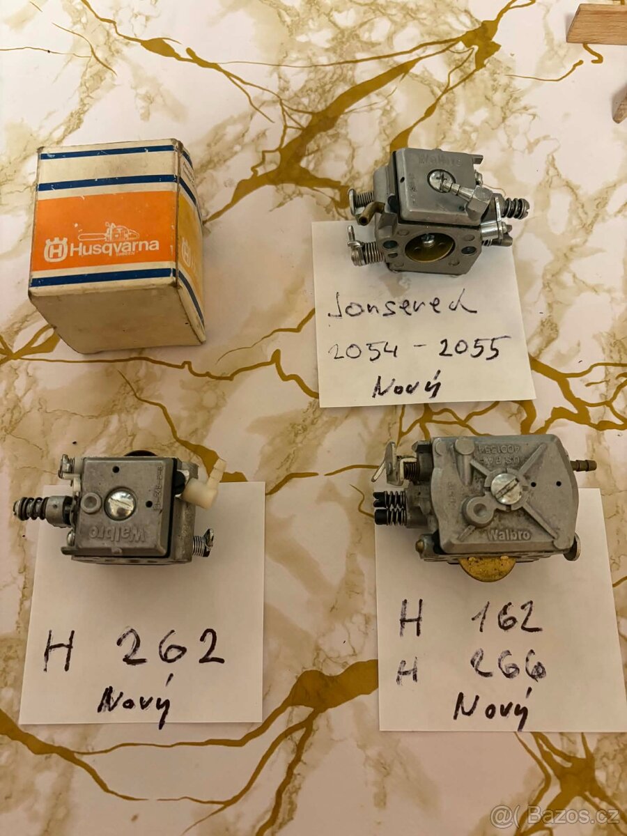 Motorová pila husqvarna Karburátory