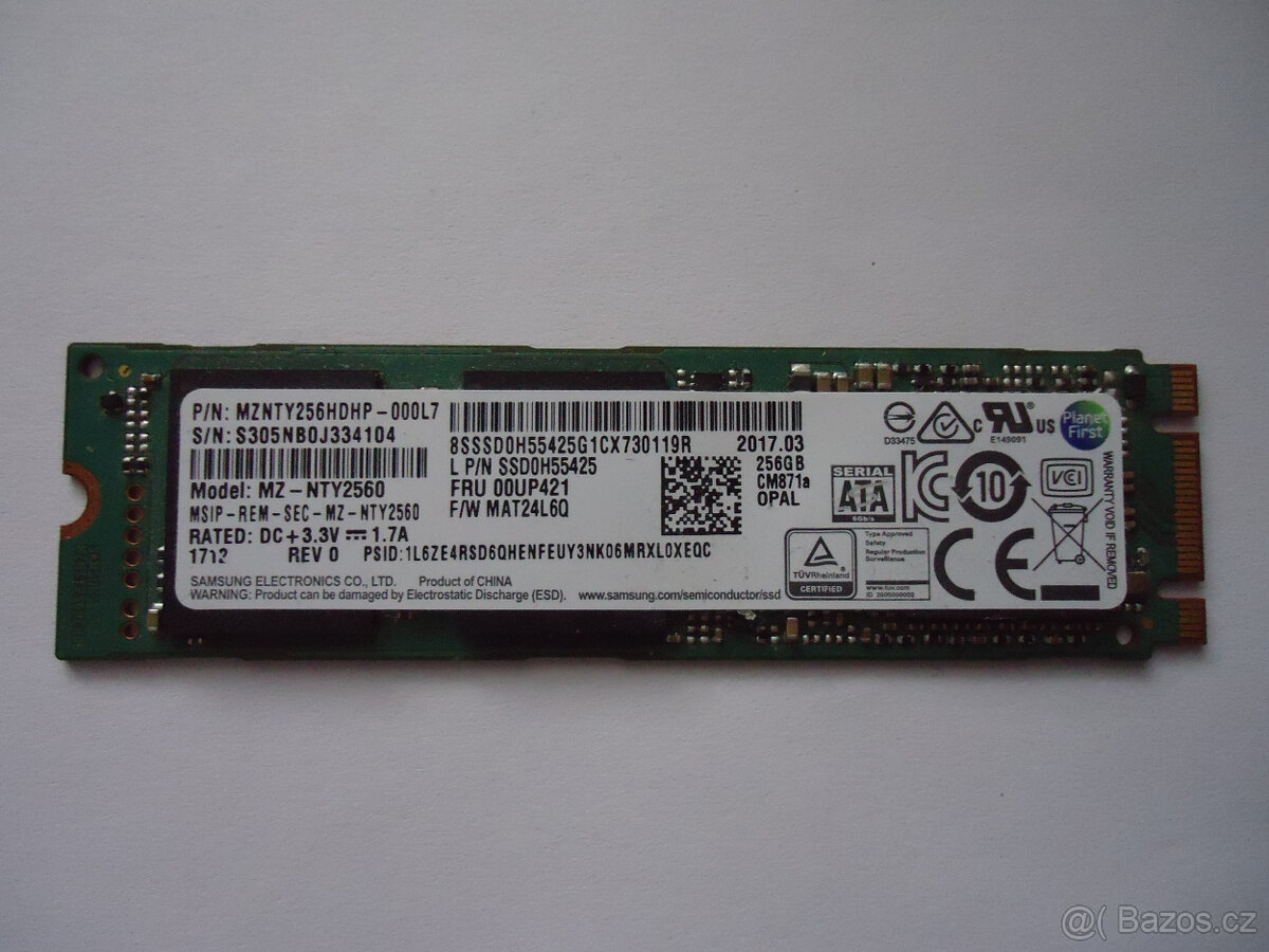 SSD Samsung 256GB M2