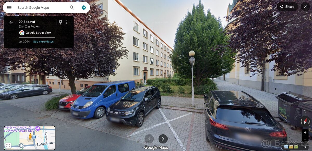 Zájem o byt v centru Zlína