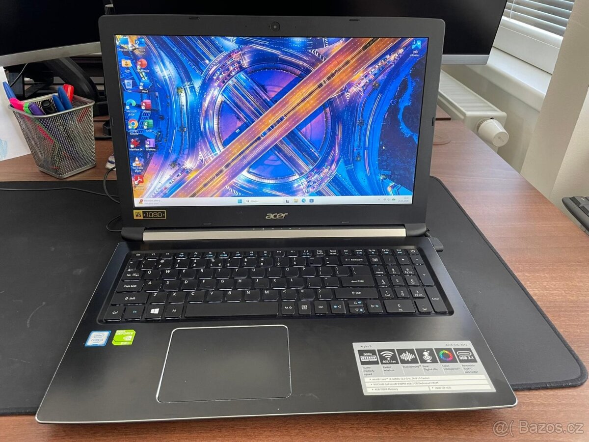 Acer Aspire A515-5G - rychlý ntb s NVMe
