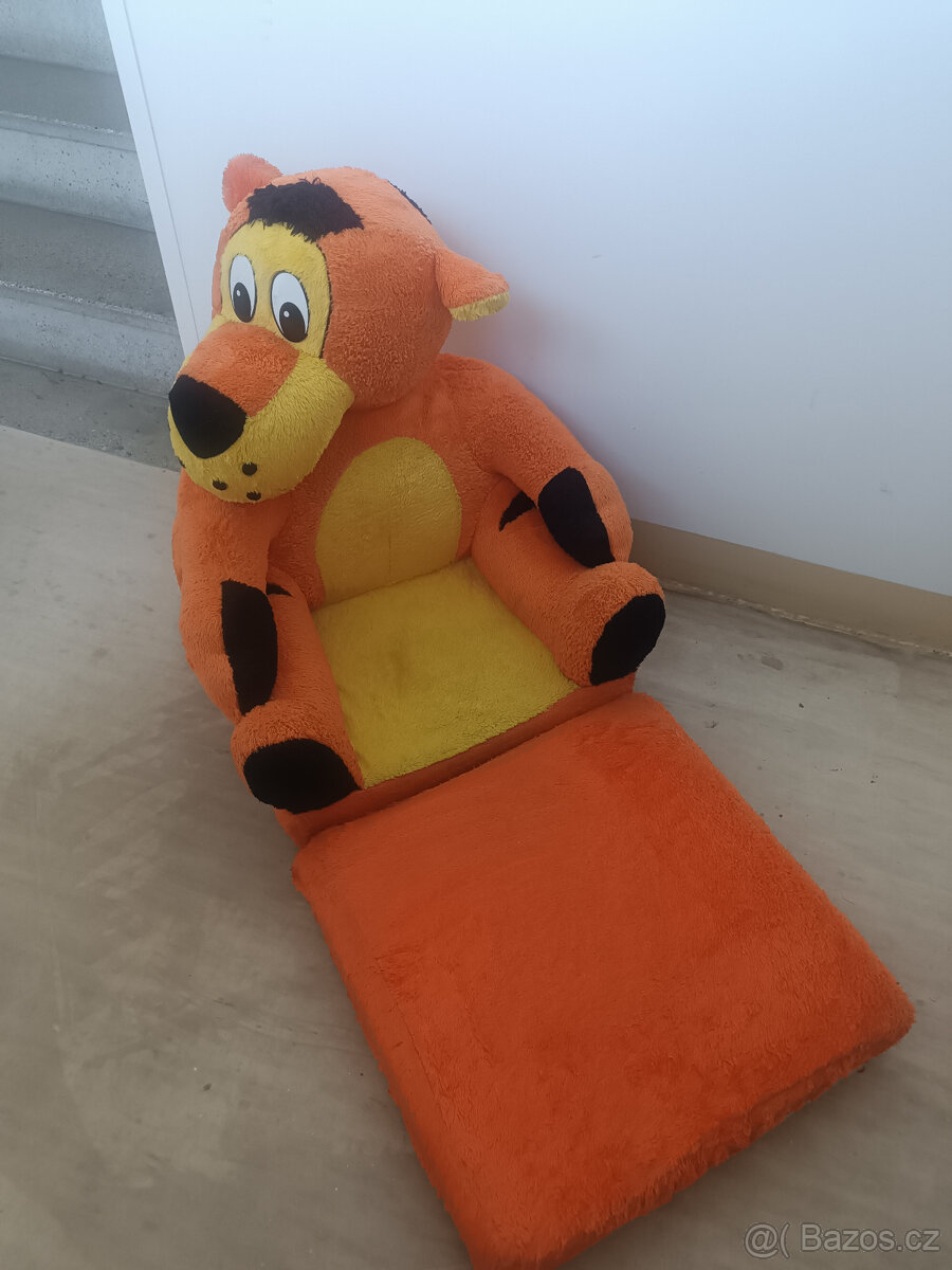 sedátko křeslo dětské Tygr