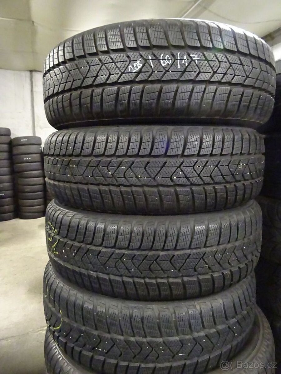 Zimní pneu Pirelli Sottozero 3, 205/60/17, 4 ks, 8 mm