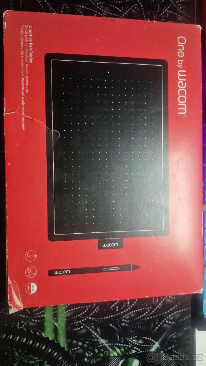 Grafický tablet one by wacom velikost m