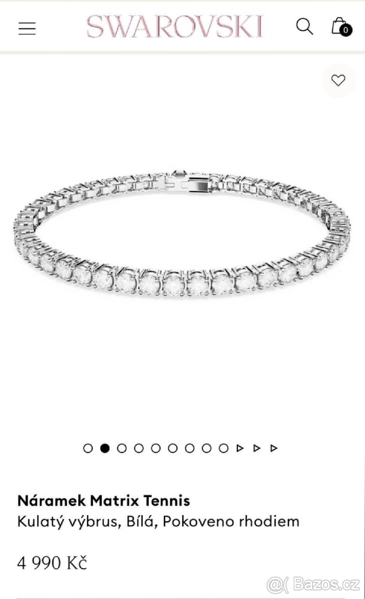 Náramek Swarovski
